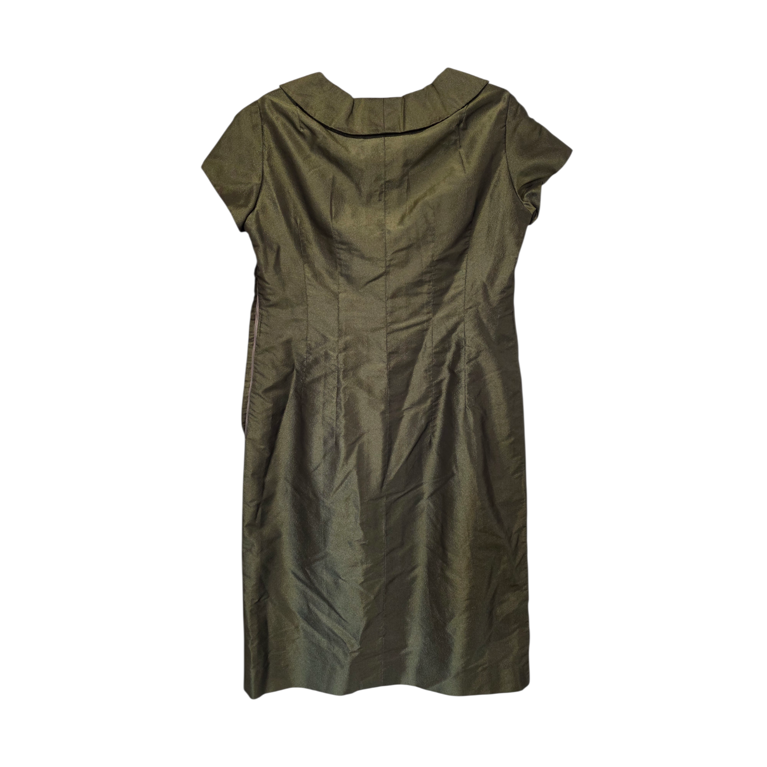 Vihreä lyhythihainen mekko