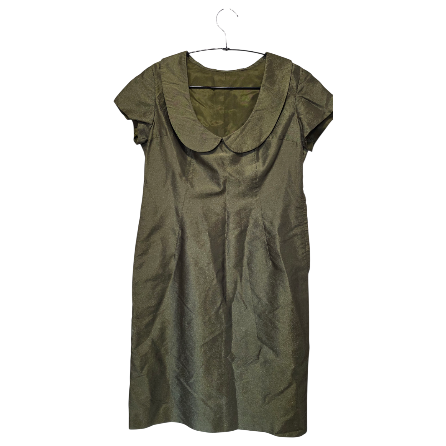 Vihreä lyhythihainen mekko