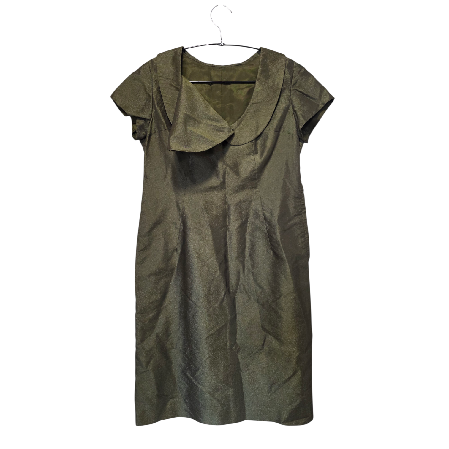 Vihreä lyhythihainen mekko