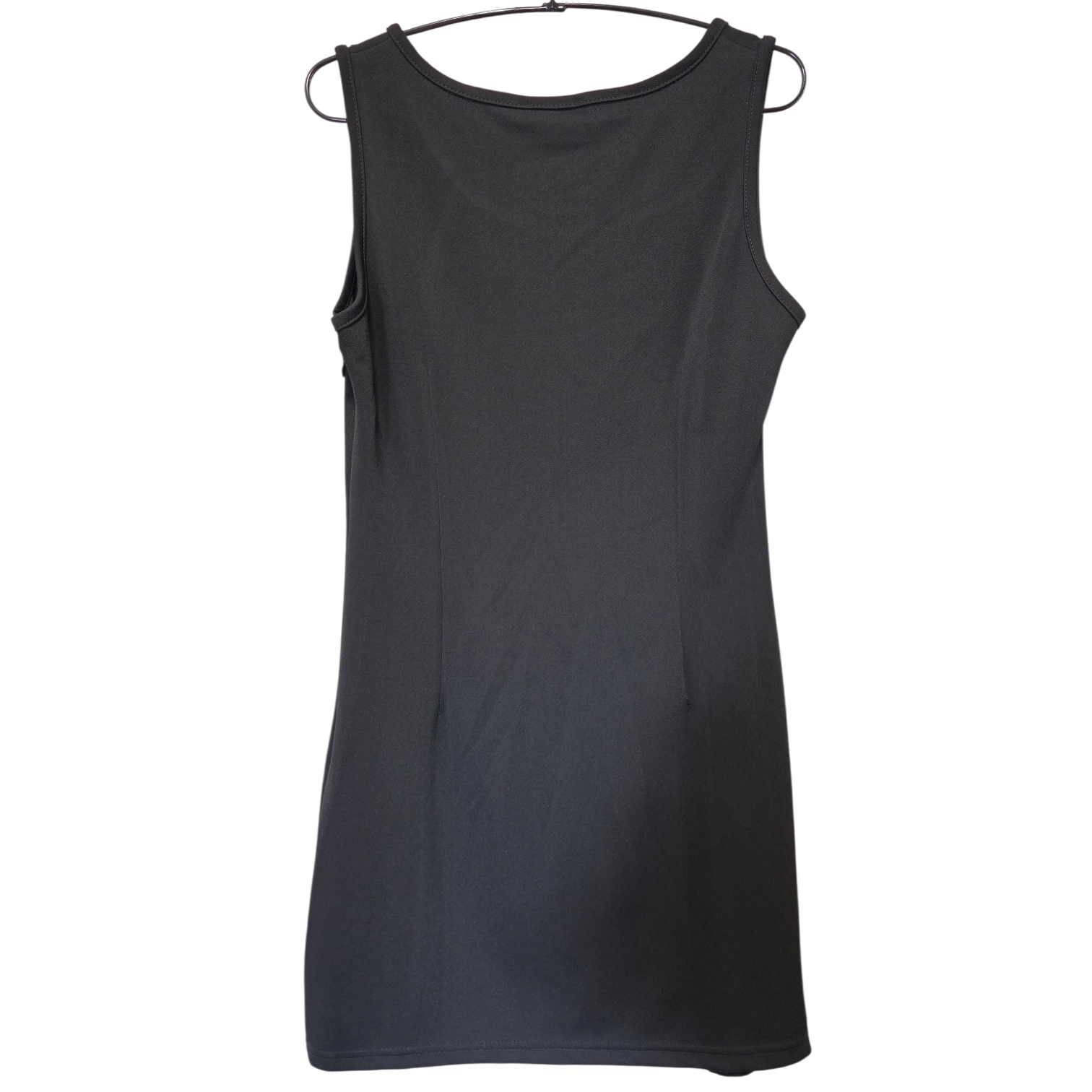 M.B.21 mustavalkoinen hihaton mekko L/XL
