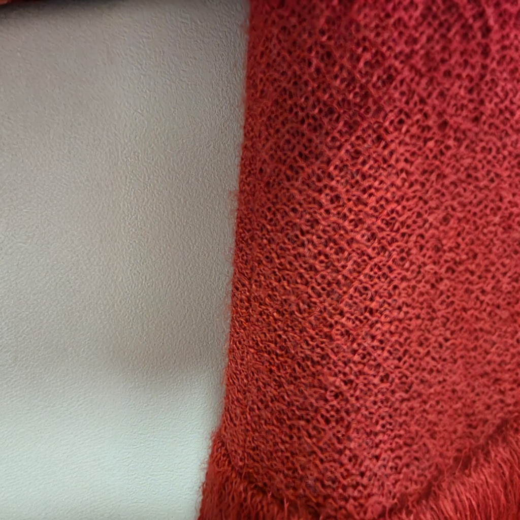 Pirkkos puku punainen kotimainen vintage mekko 40