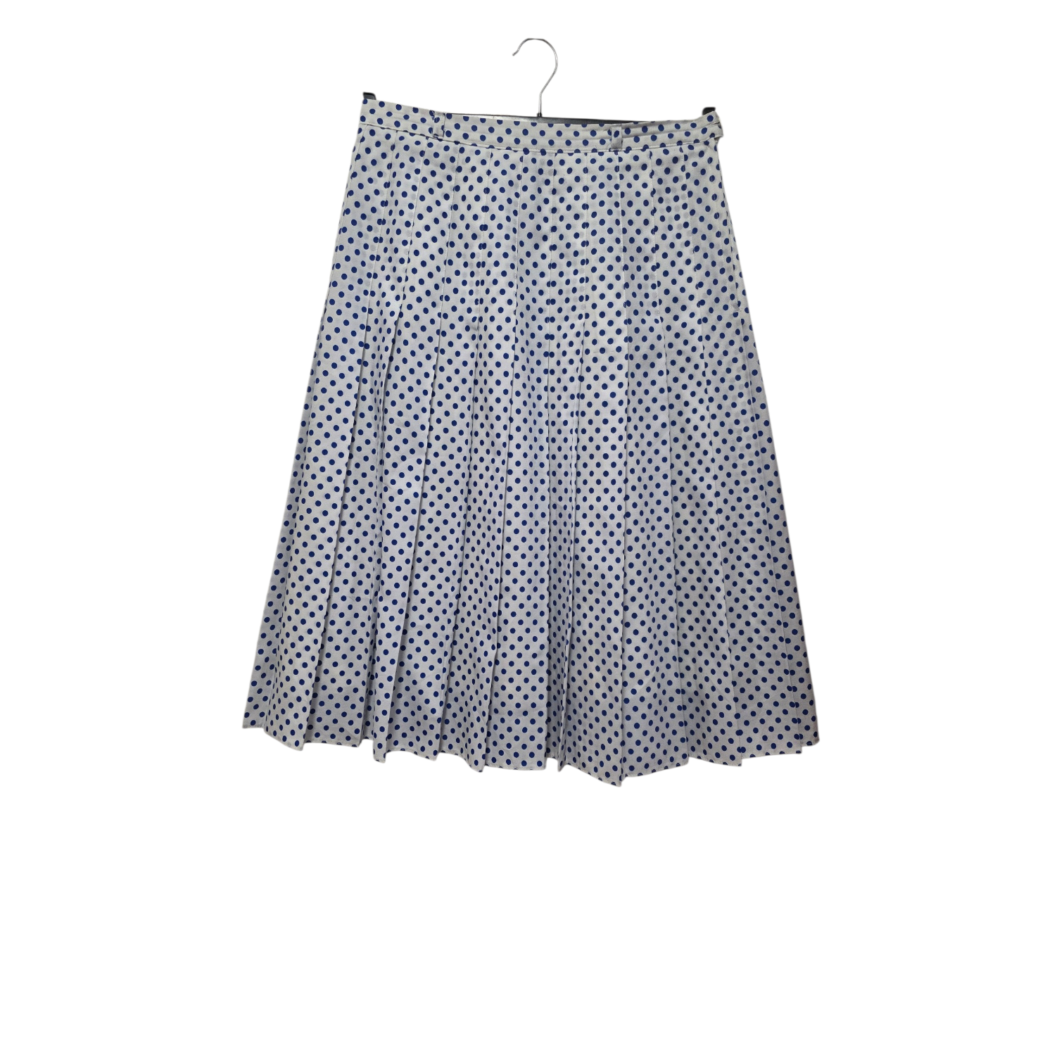 Pola sinivalkoinen pitkä vekkihame C42