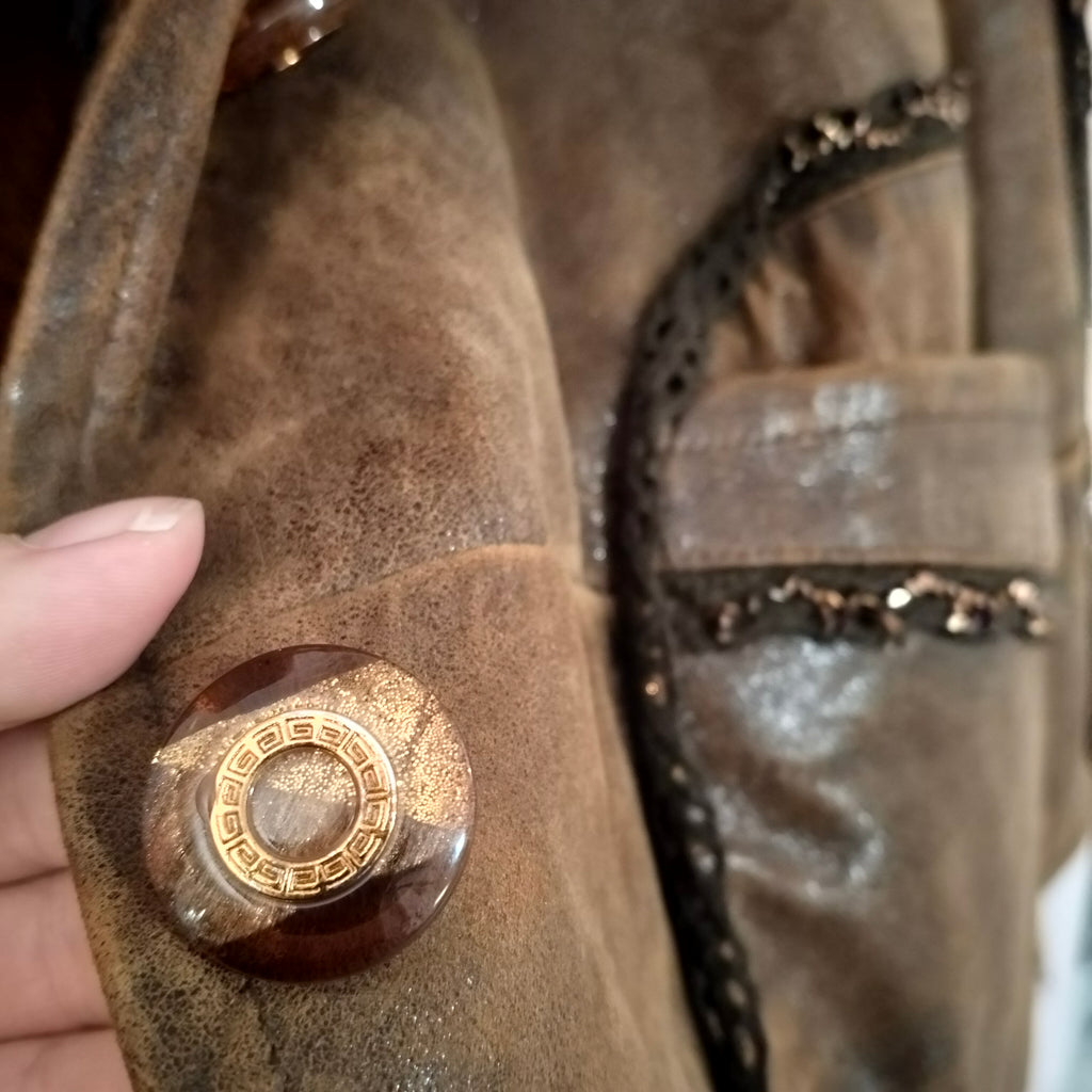 ModelloStudio nahkatakki karvavuorella