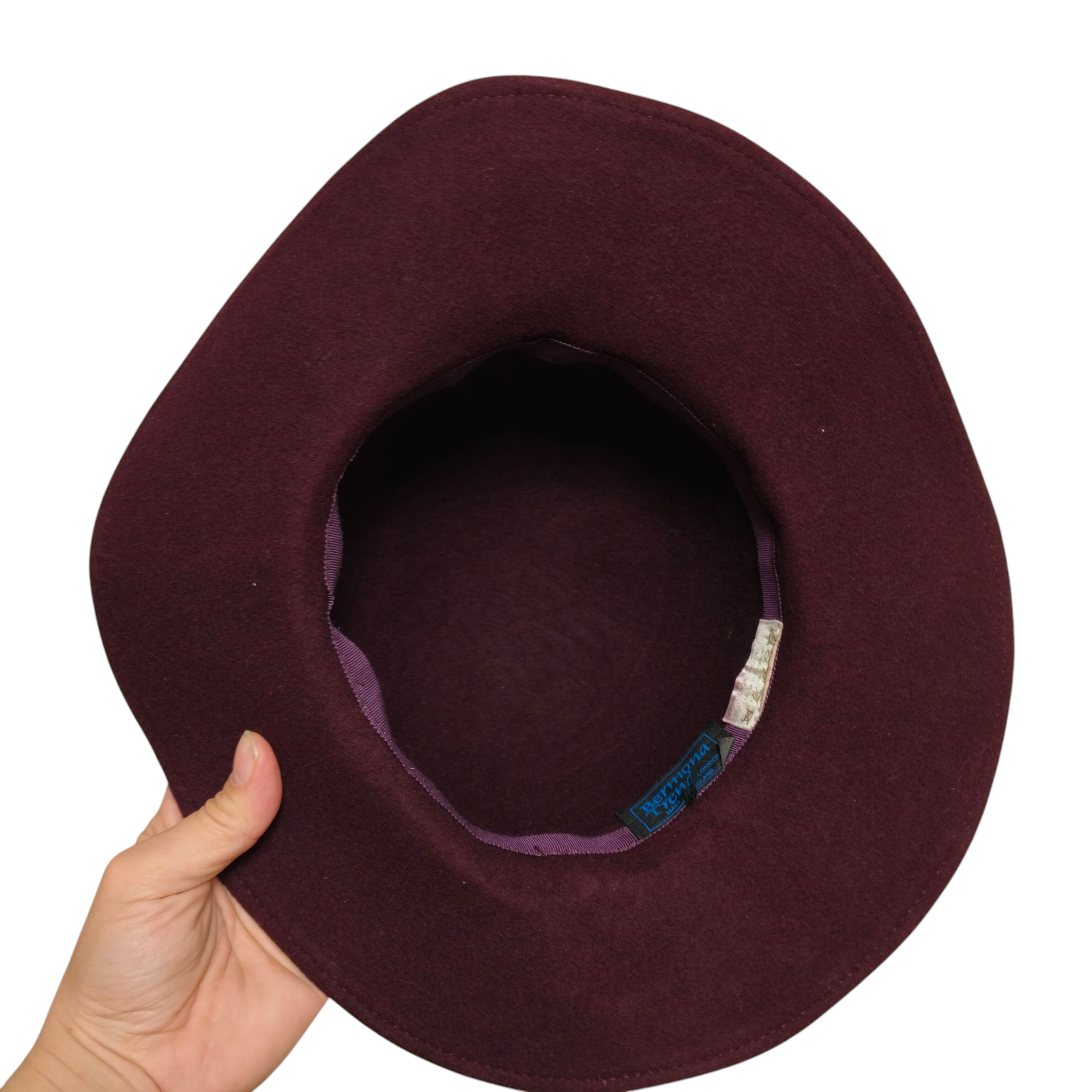 Bermona viininpunainen lierihattu