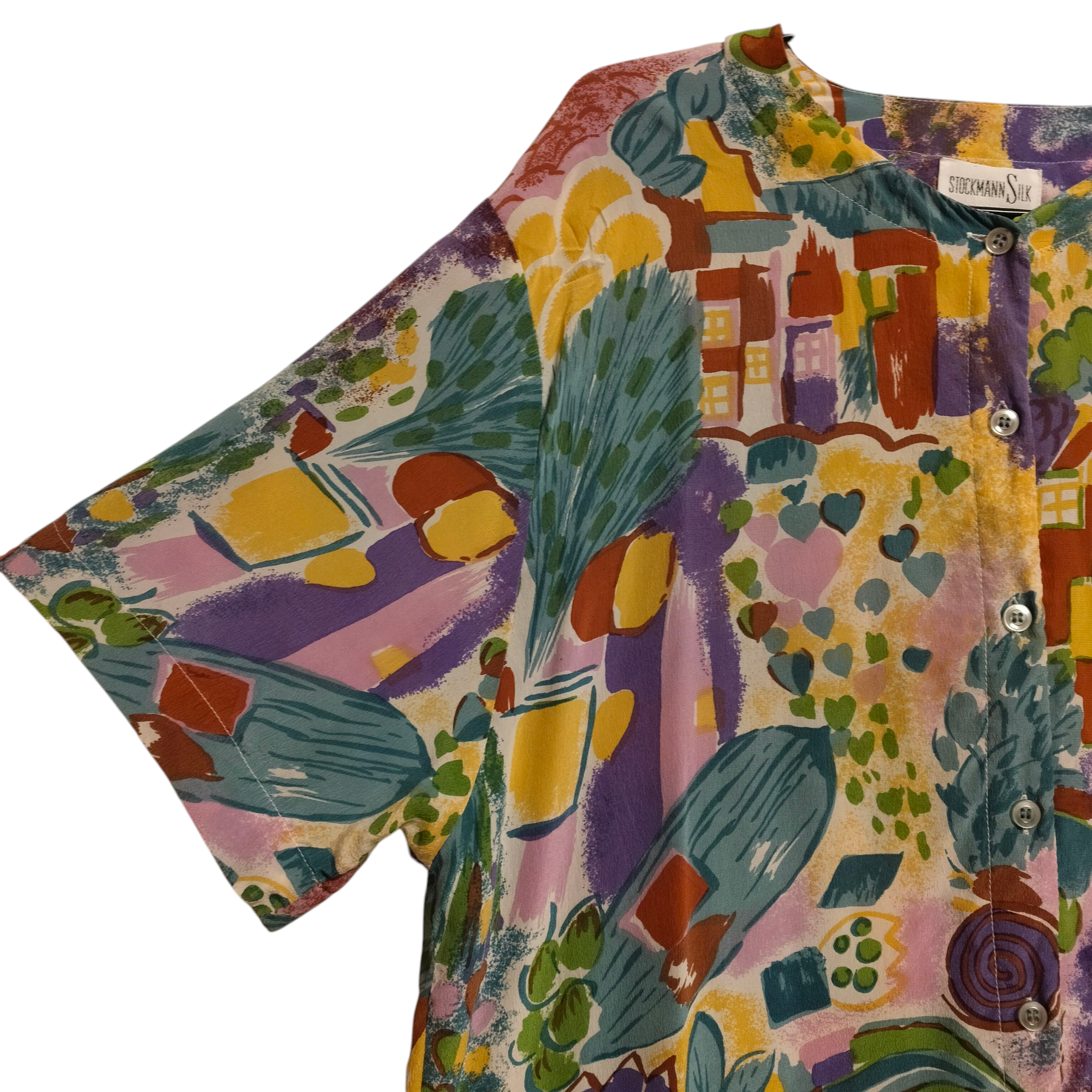StockmannSilk värikäs paita S