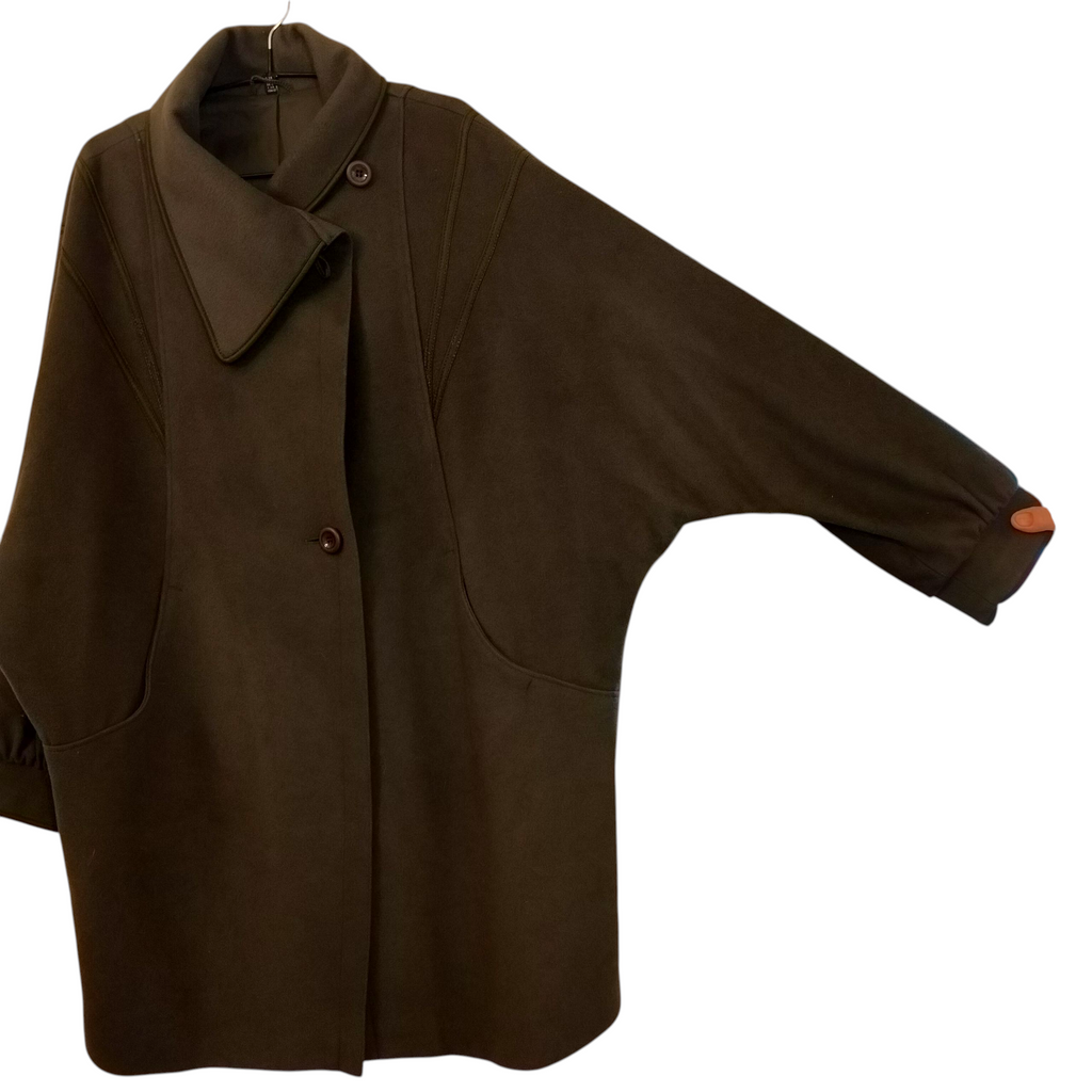 Vihreä villakangastakki n.42